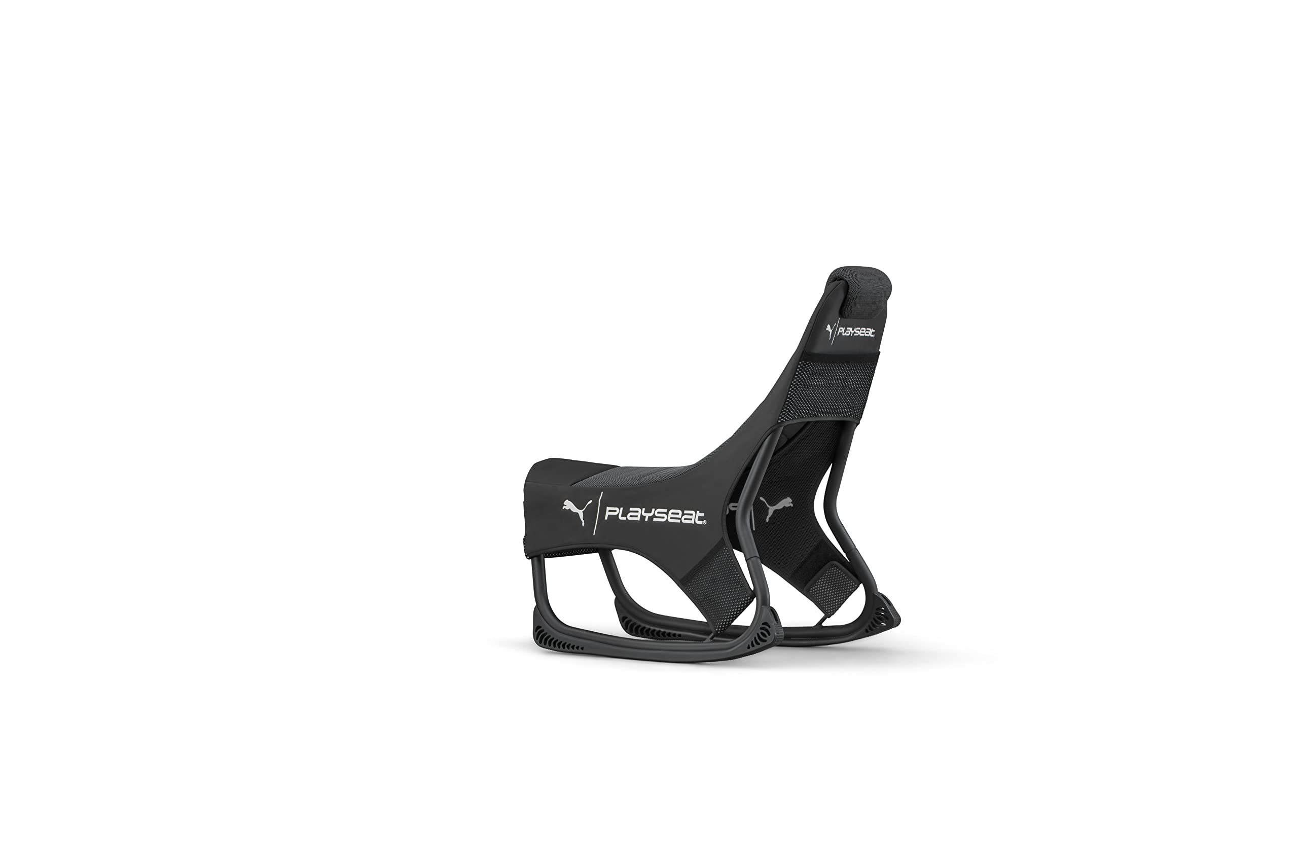 PLAYSEAT Puma Active Gaming Chair - Ergonomic ActiFit Material for Maximum Comfort & Freedom of Movement | Gaming Accessory Pockets | Premium Black Racing Seat for PC, PS5, Xbox Gaming Setup | Perfect for Esports & Long Gaming Sessions