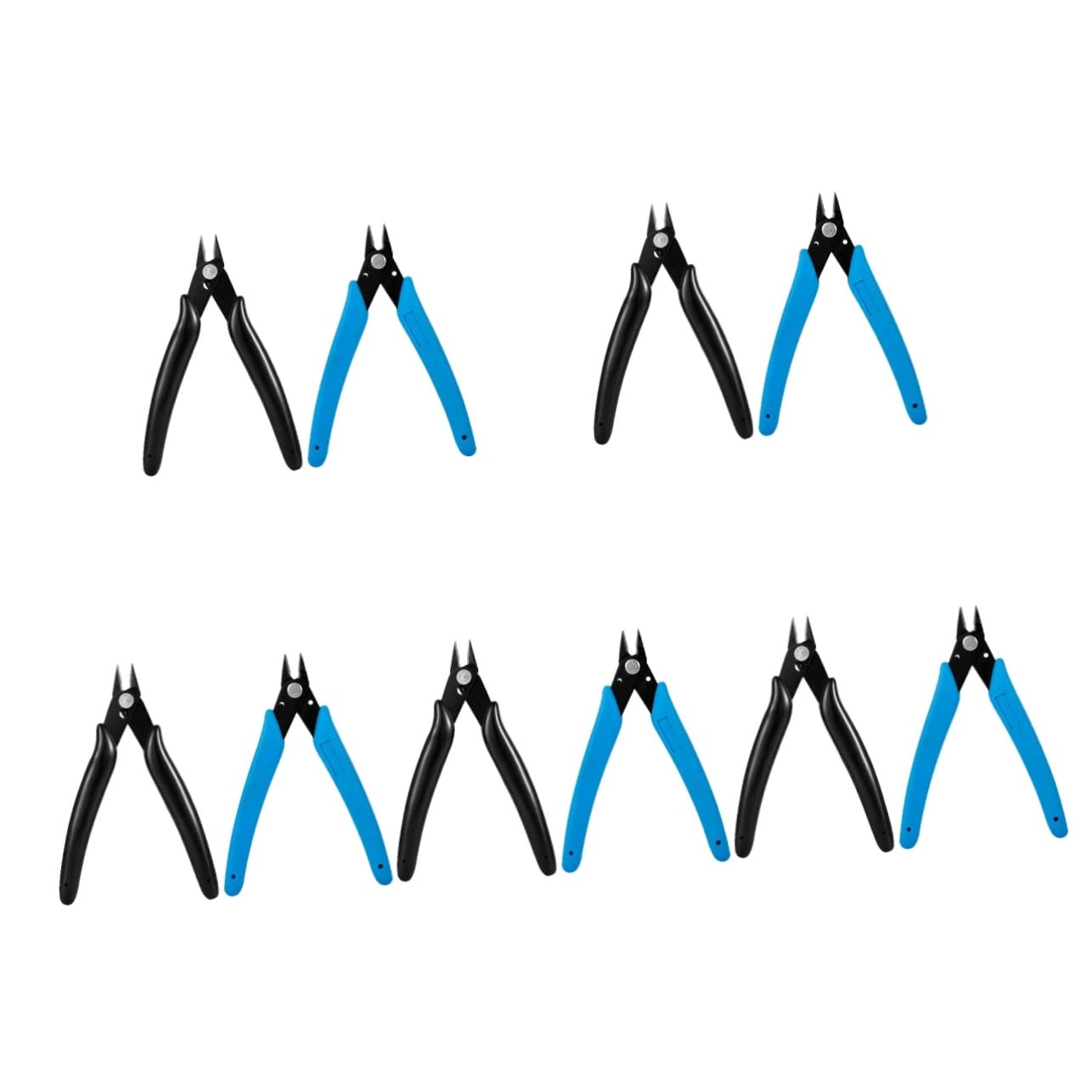 Minkissy 10PCS Professional Nail Drill Remover Pliers Set - Manicure Tools for Cuticle Trimming, Nail Art Rhinestone Picker & Decor Removal - Perfect for Home & Salon Nail Care (Great Gift for Women)