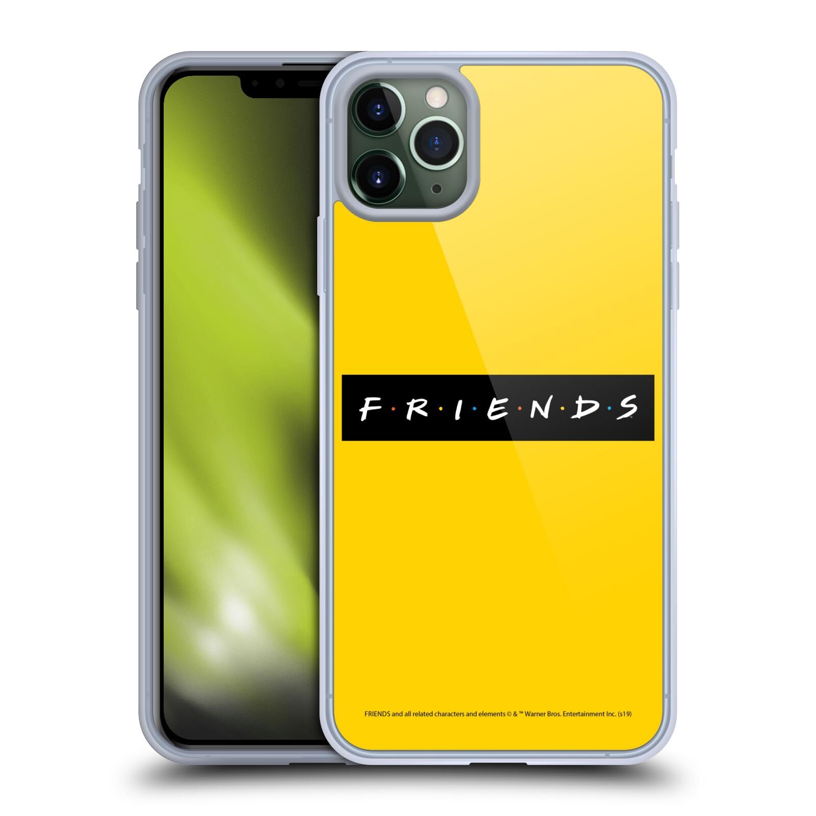 Officially Licensed Friends TV Show Pattern Soft Gel Case for Apple iPhone 11 Pro Max - Durable Protective Cover with Unique Design, Perfect for Fans and Daily Use at Home, Work or Travel