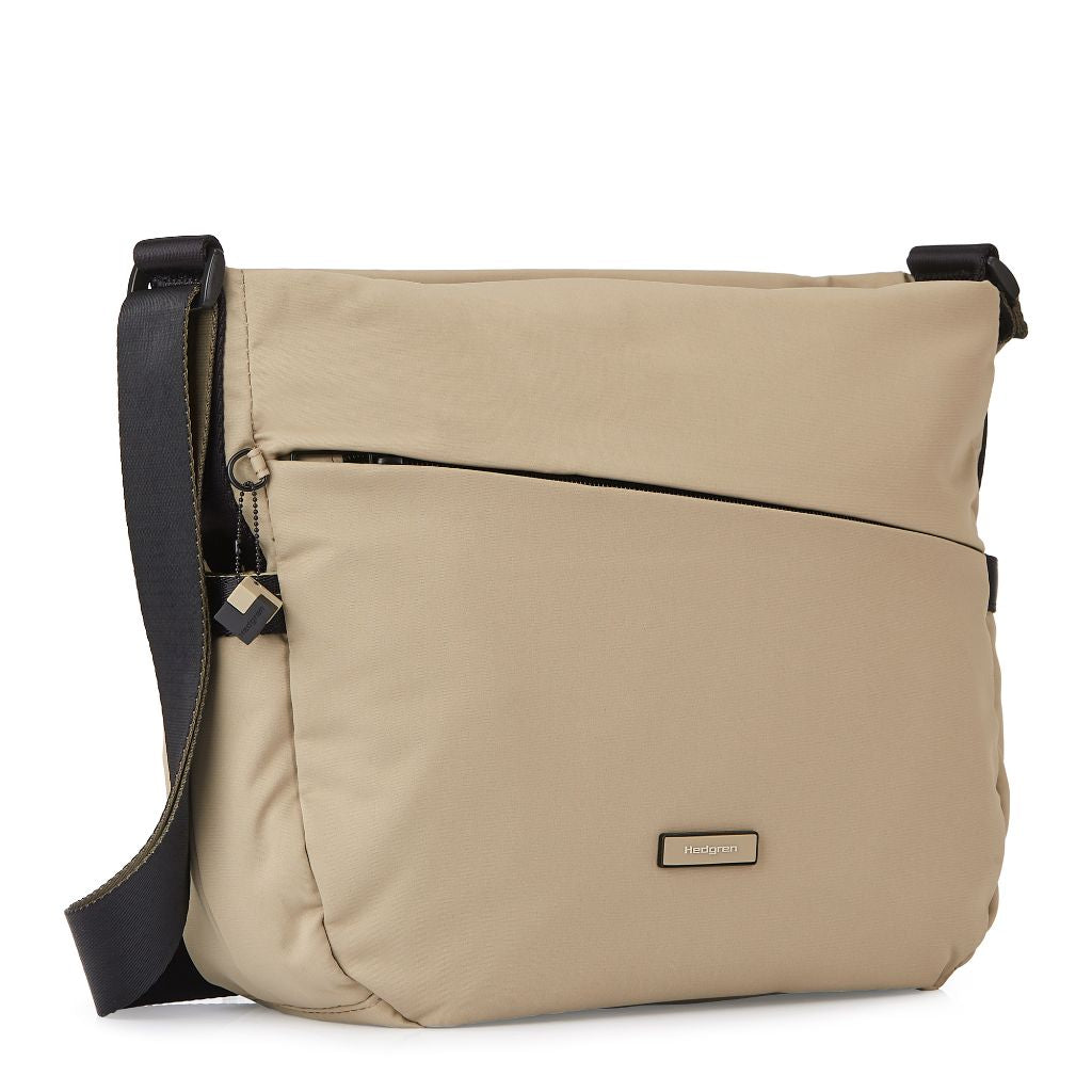 Hedgren Milky Way Large Crossbody Bag for Women - Stylish Comet Beige Shoulder Purse | Perfect for Travel, Work, and Everyday Use