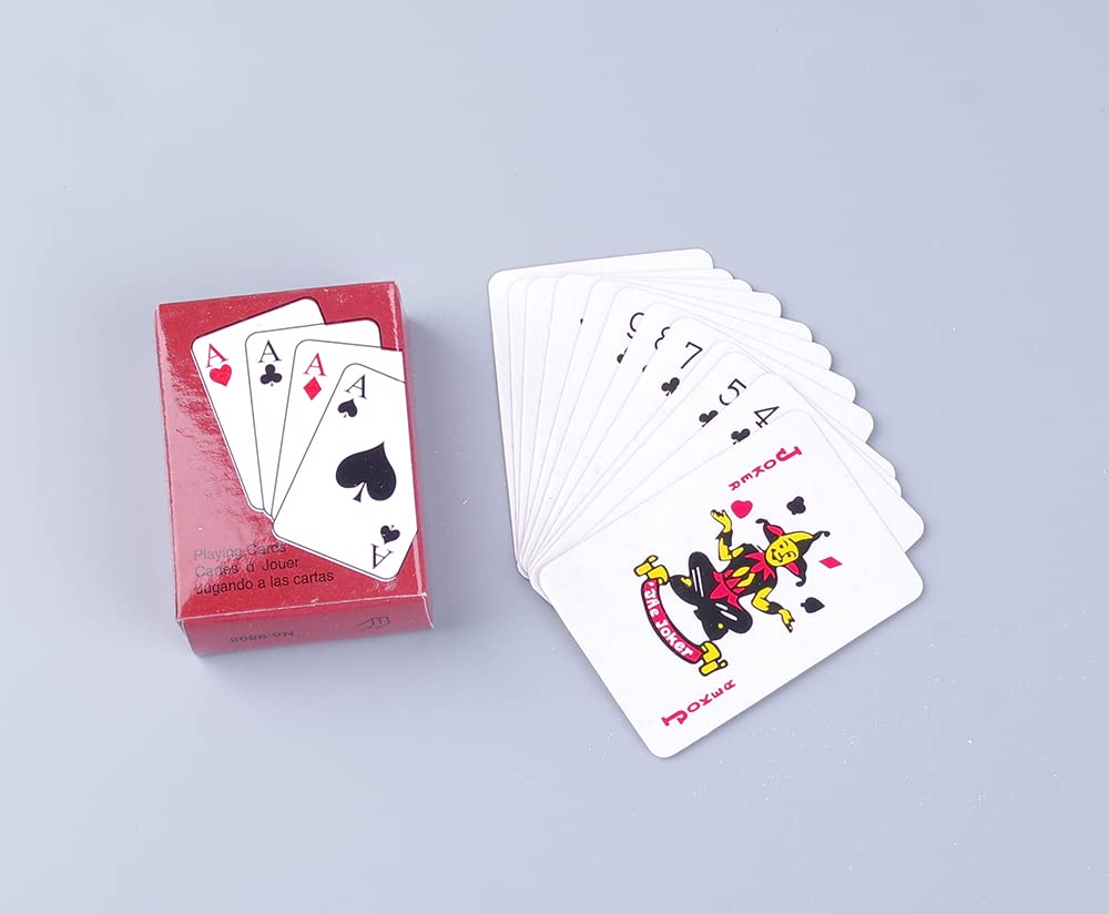 5 Decks Mini Playing Cards - Travel Size Poker Cards for Kids & Adults (2