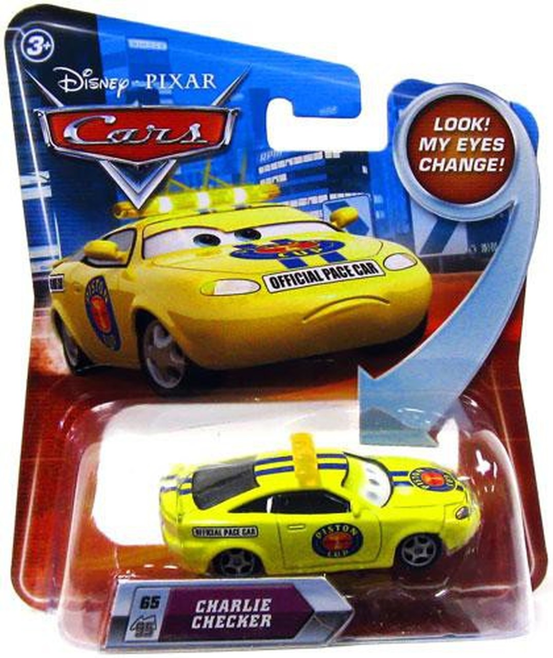 Disney Pixar Cars Movie Die-Cast Toy #65 Charlie Checker - Collectible Toy Car for Kids & Fans - Perfect for Playtime, Gifts & Display