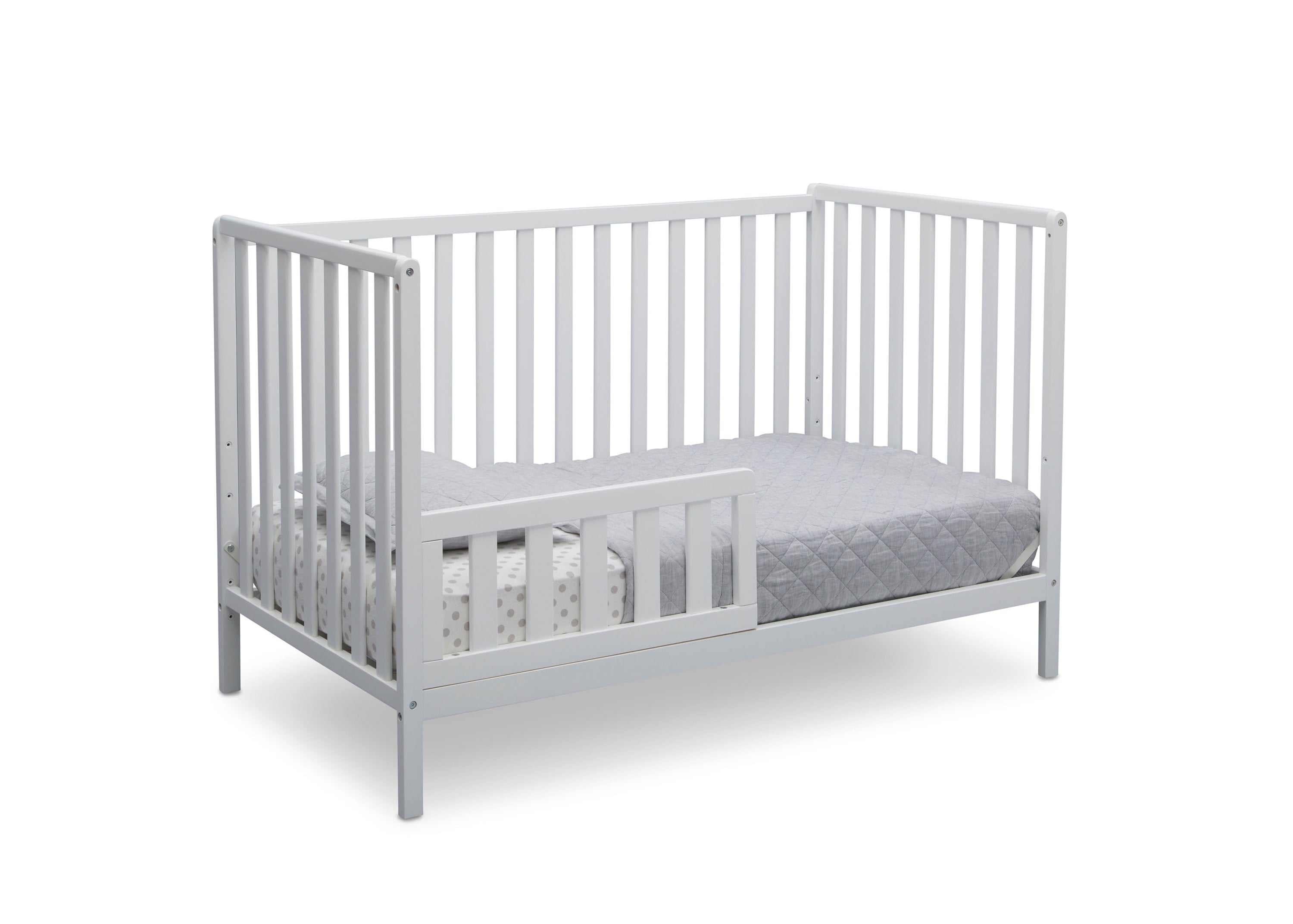 Heartland 4-in-1 Convertible Baby Crib - Toddler Bed, Daybed & Full-Size Bed - Safe Nursery Furniture for Newborn to Adult - Perfect for Baby Rooms, Daycare Centers & Guest Bedrooms