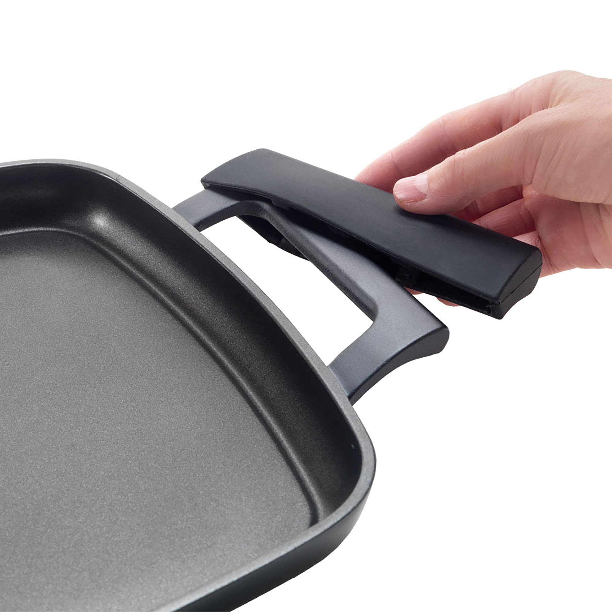 Premium Metaltex Black Grill Griddle 47 x 29 Inch - Heavy Duty Non-Stick BBQ Grill Pan for Outdoor Cooking, Camping & Backyard Parties