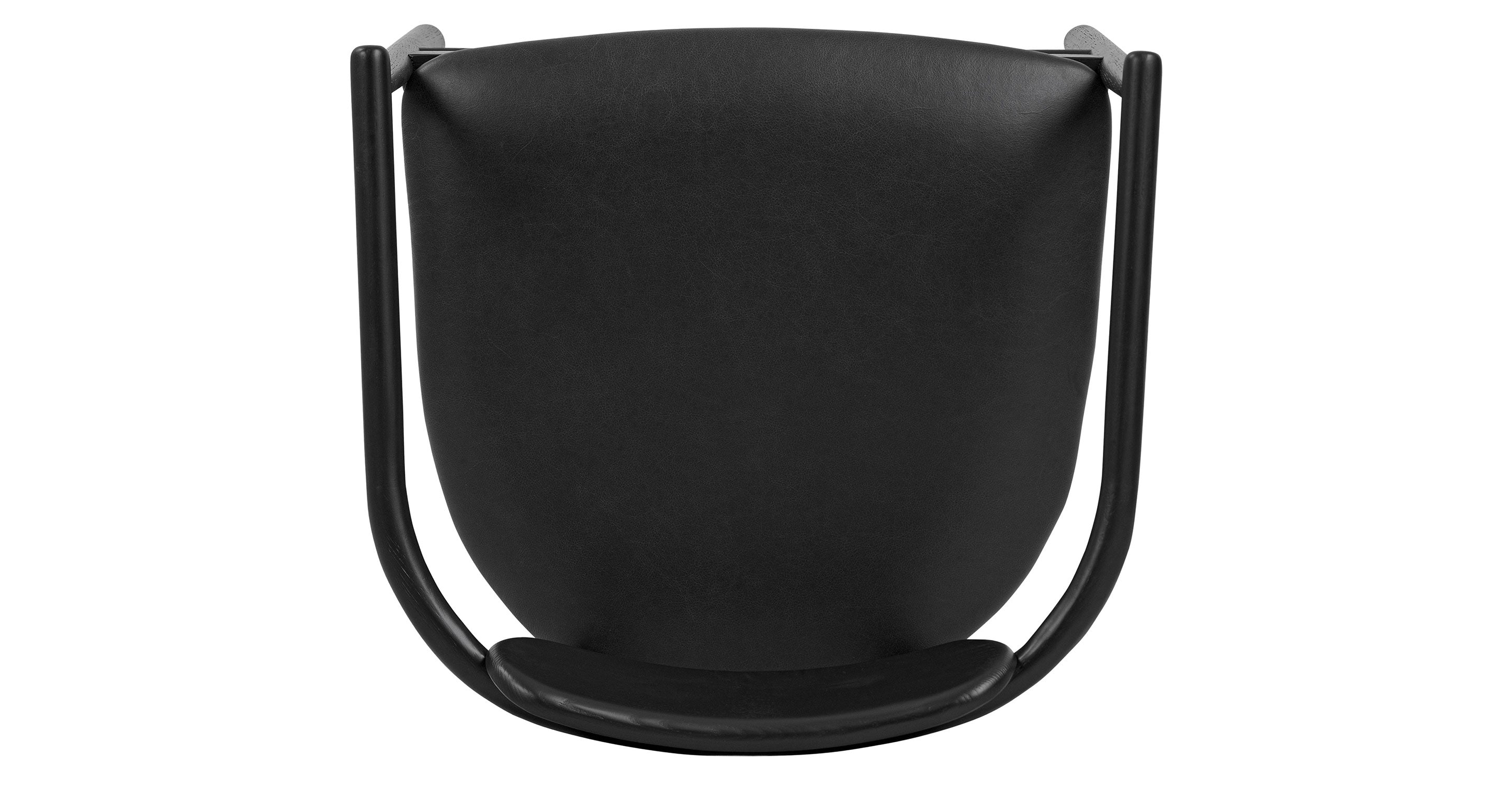 Scanden Modern Dining Chair - Mid Century Wooden Kitchen Chair with Upholstered Seat - Perfect for Dining Room, Kitchen, and Breakfast Nook