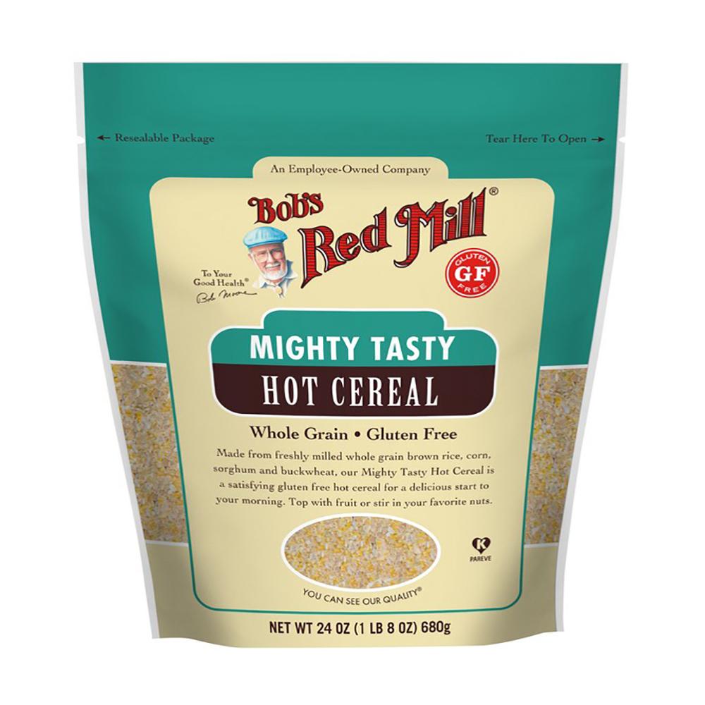 Bob's Red Mill Mighty Tasty Hot Cereal - Gluten Free Multi-Grain Porridge Mix - Whole Grain Breakfast for Healthy Lifestyle - Perfect for Busy Mornings & Family Meals