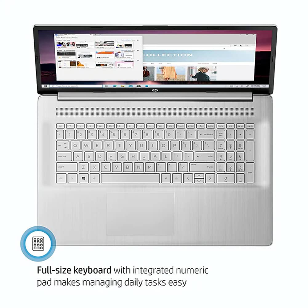 HP 17-inch Laptop with Windows 11 | AMD Ryzen 5 5500U Hexa-Core Processor | 17.3