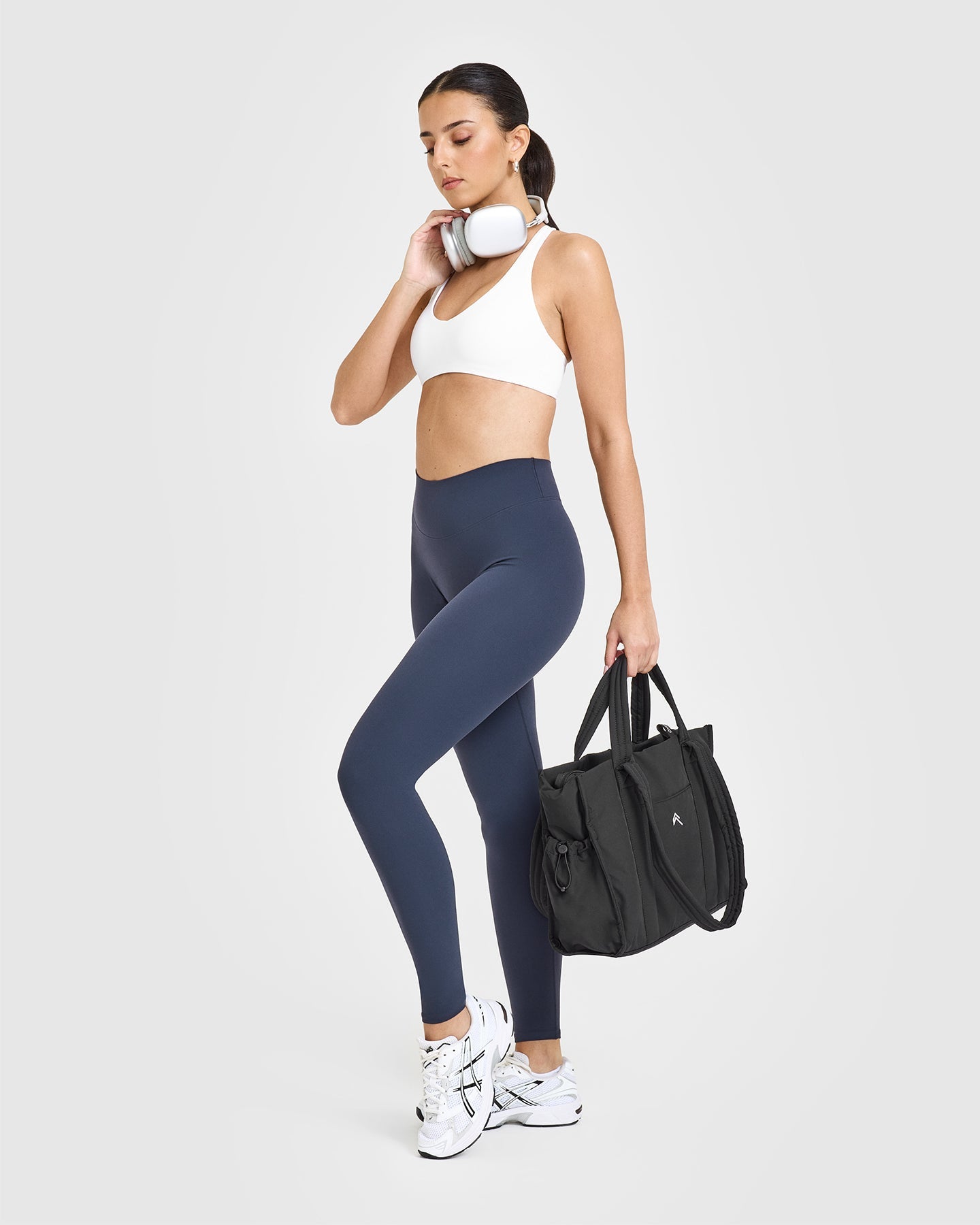 SoftMotion™ High Waist Yoga Leggings for Women - True Blue - Comfortable & Stretchy Workout Pants for Running, Gym & Lounge