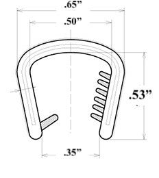 AM Auto Window Gasket Edge Trim - 8 Feet XLarge Weatherproof Seal for Car Doors & Windows - Perfect for DIY Auto Repair, RV & Boat Window Protection