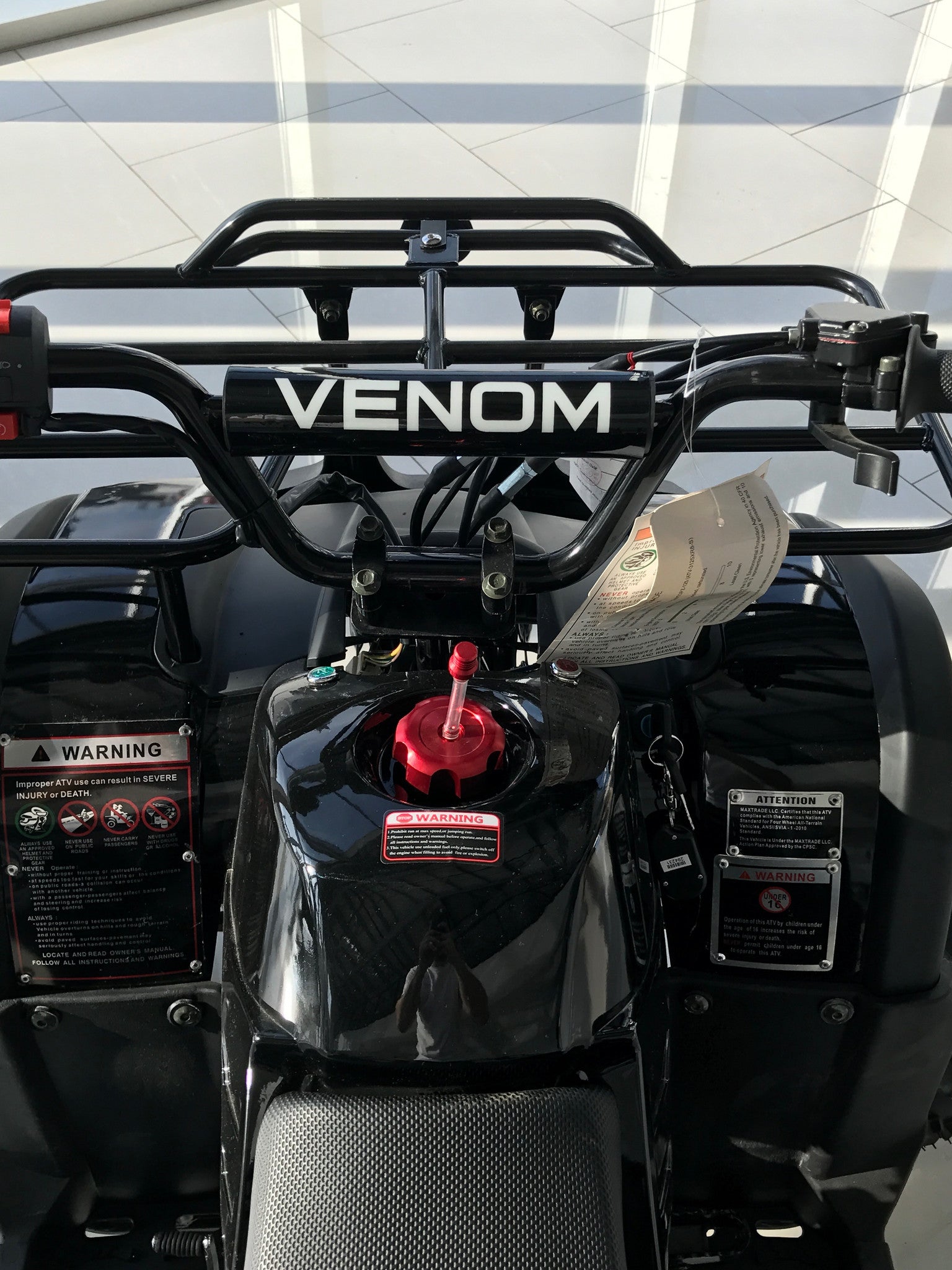 Venom Kodiak 125cc ATV - Fully Automatic with Reverse Gear for Off-Road Adventure & Trail Riding