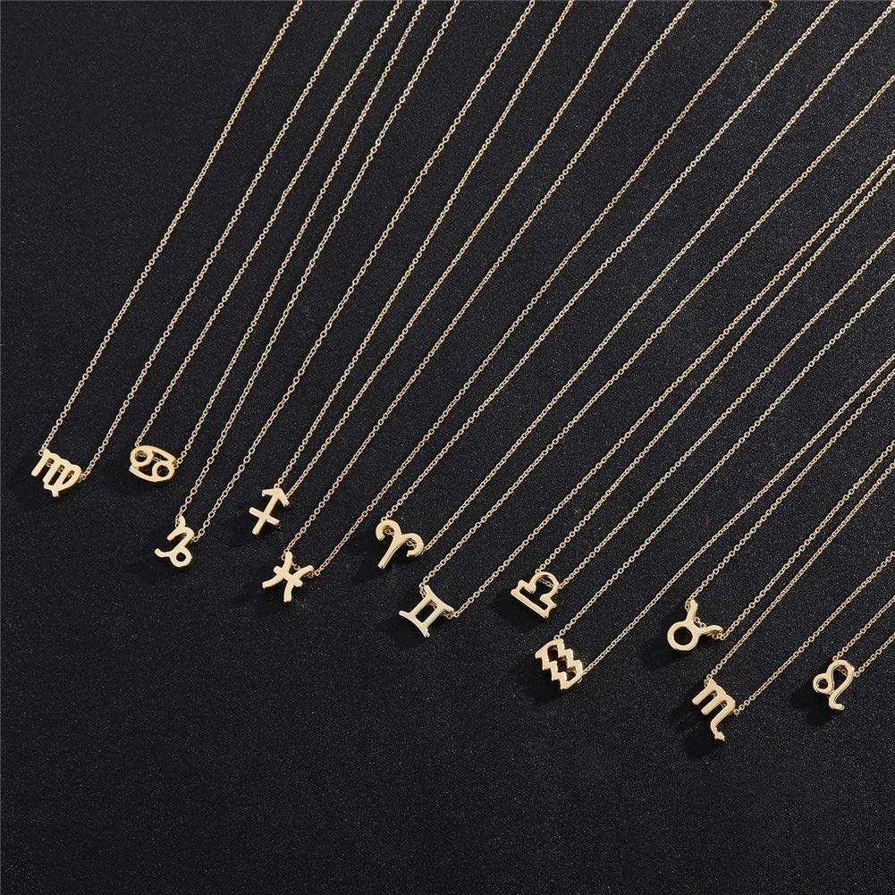 Zodiac Necklace for Women - Personalized Horoscope Constellation Pendant Jewelry, Astrology Birthday Gift for Her | Perfect for Daily Wear, Special Occasions & Spiritual Gifts
