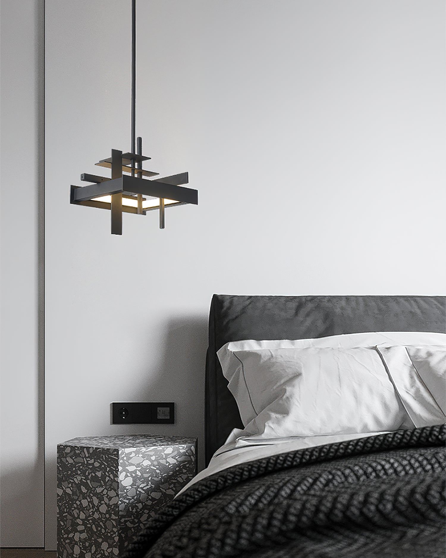 Eithne Modern Planar Pendant Light - Sleek Minimalist Ceiling Lighting Fixture for Dining Room, Kitchen Island & Bedroom Decor