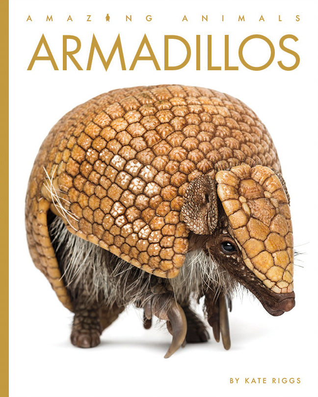 Armadillos Book - 9781640265592 - Learn About Armadillos Facts, Habitat & Behavior - Perfect for Animal Lovers, Students & Wildlife Enthusiasts