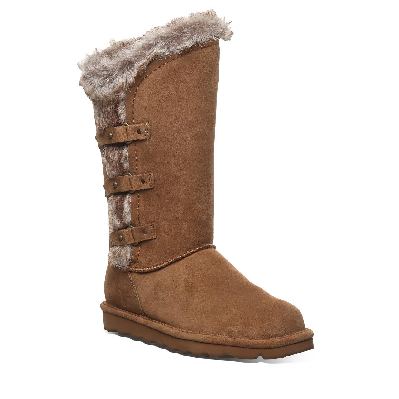 BEARPAW Women's Emery Slip-On Winter Boots - Classic Suede, Multiple Colors, Comfortable & Warm for Casual Wear, Outdoor Activities & Cold Weather
