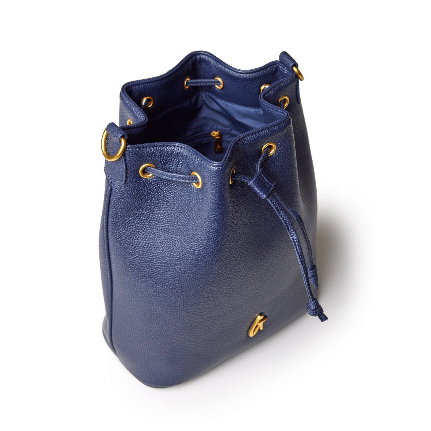 Large Pebble Bucket Bag in Navy Blue - Stylish & Spacious Handbag for Women, Perfect for Work, Travel & Everyday Use