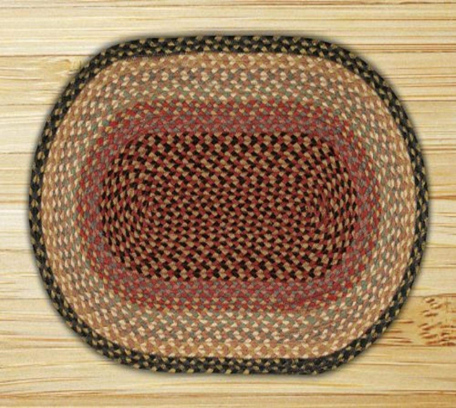 Premium Earth Rugs 3x5 Feet - Soft Burgundy, Gray & Crème Handmade Area Rug for Living Room, Bedroom & Home Decor