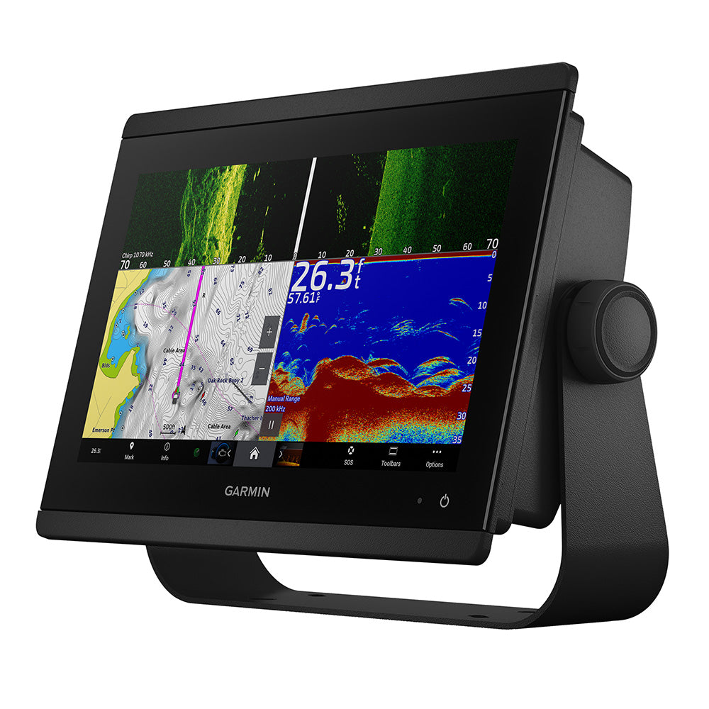 GARMIN GPSMAP 8612XSV COMBO GPS Fishfinder with CHIRP Sonar and GT54 Transducer - Marine Navigation System for Boating & Fishing Adventures
