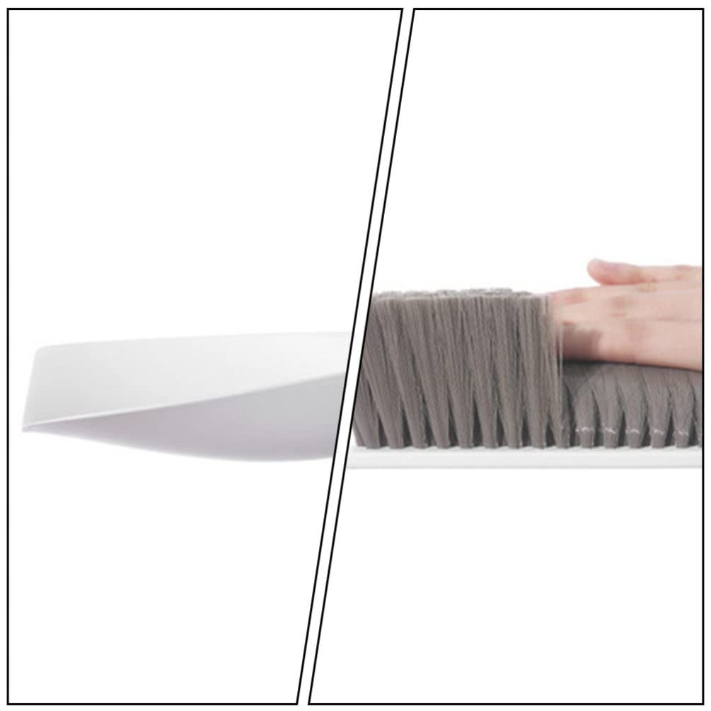 Healifty Mini Cleaning Kit - Small Broom, Keyboard Duster, Table Brush & Dustpan for Phone, Sofa, Door Handles - Portable PP White Cleaning Tools for Home, Office, Pet Hair Removal | Perfect for Desktop, Electronics, Car Interior & Tight Spaces