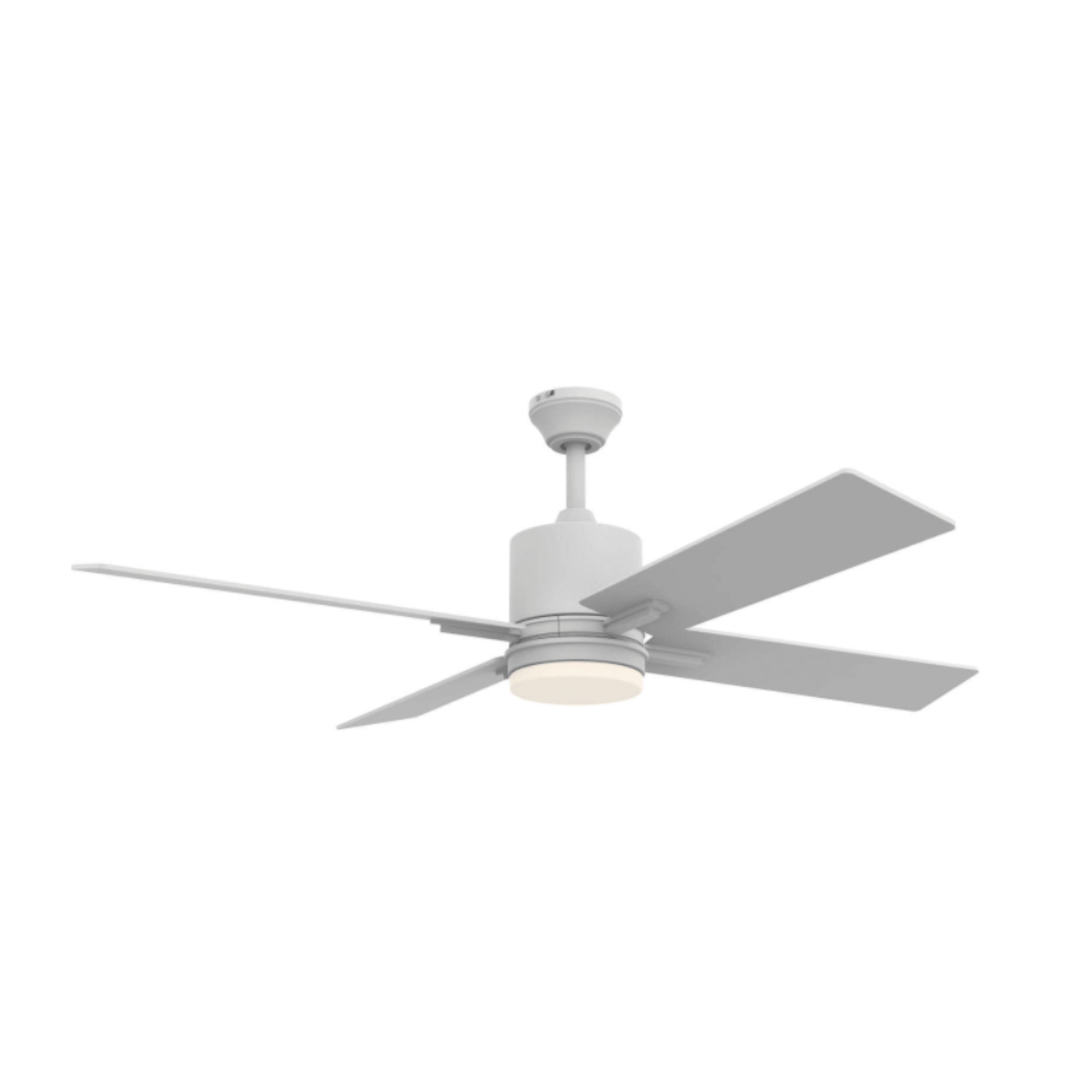 Melissa Ceiling Fan with Remote Control - 52 Inch Modern Low Profile Flush Mount - Quiet Reversible DC Motor - Energy Efficient Indoor Cooling - Perfect for Bedroom, Living Room, and Office