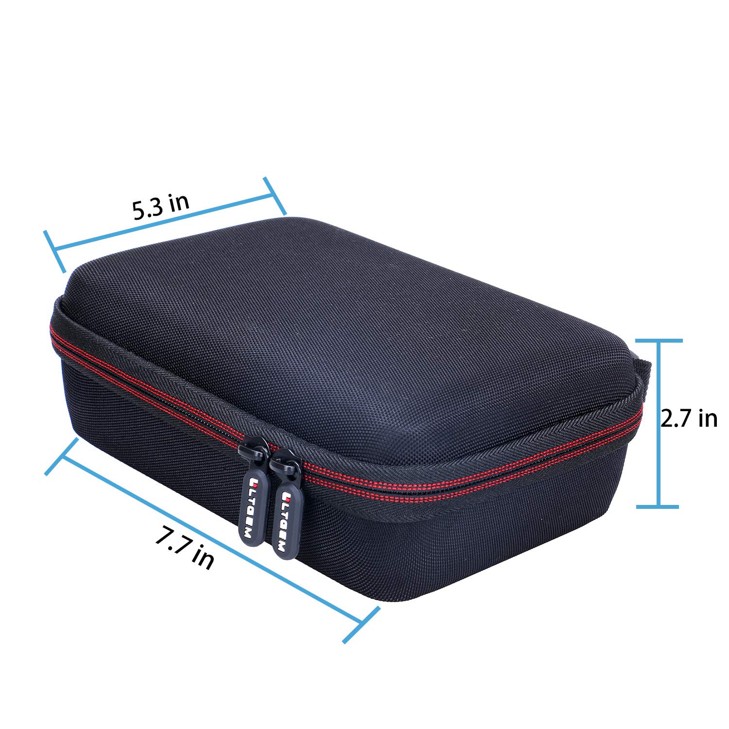 LTGEM Hard Travel Case for Focusrite Scarlett 2i2 & Solo (3rd Gen) USB Audio Interface - Protective Storage Box (7x4.7x1.5in) - Perfect for Studio, Live Performances & On-the-Go Musicians