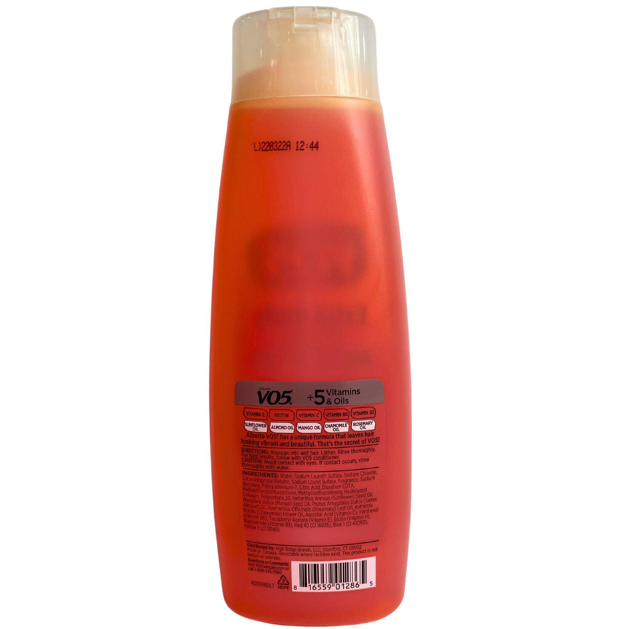 Alberto VO5 Extra Body Collagen Volumizing Shampoo for Thicker Hair - 12.5oz with 5 Vitamins & Natural Oils (48 Pack) - Perfect for Daily Hair Care & Volume Boost