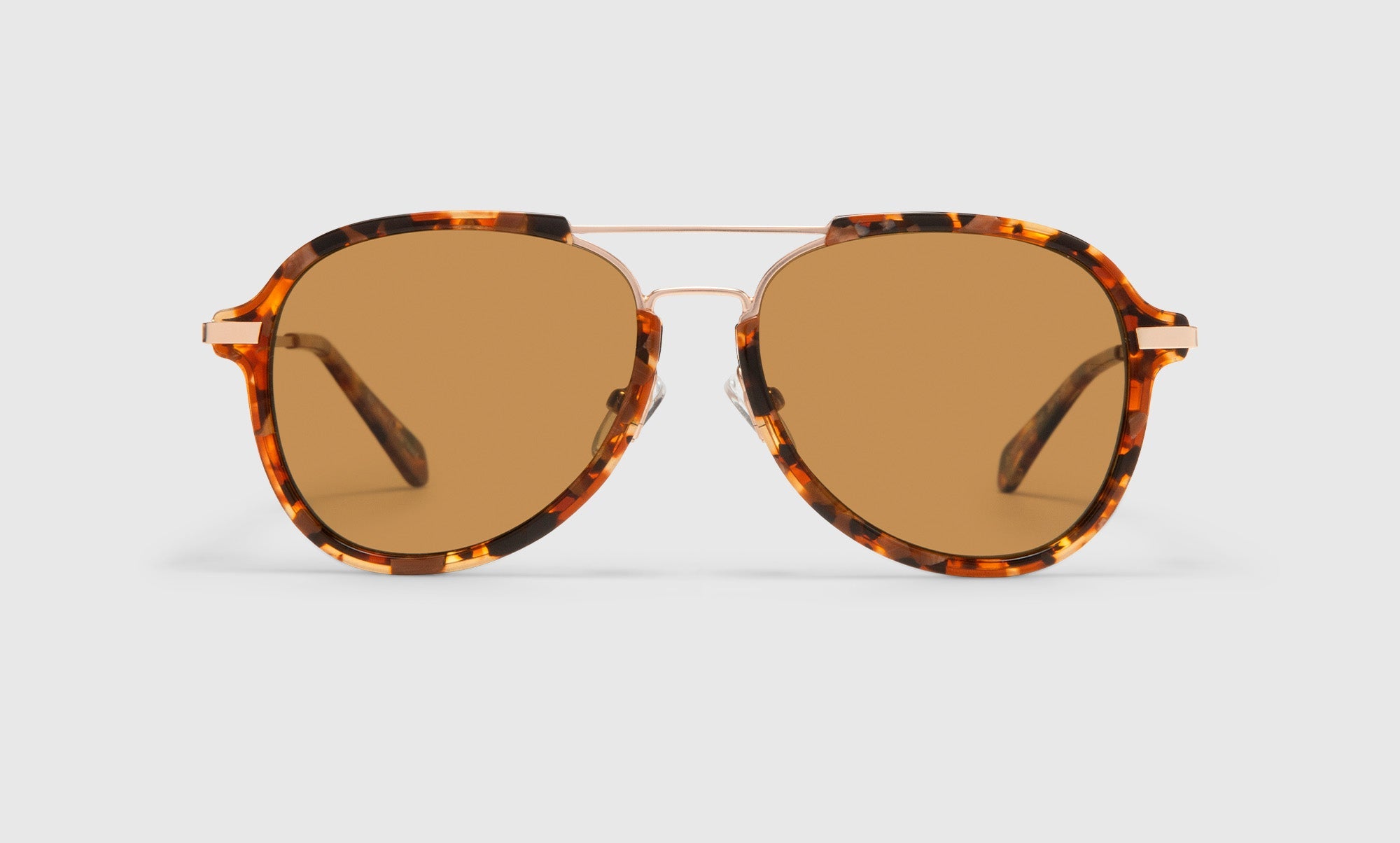 Bobforce One Color 19 Gold Metal & Tortoise Acetate Sunglasses - Stylish UV Protection for Outdoor Activities, Driving, and Beach Vacations