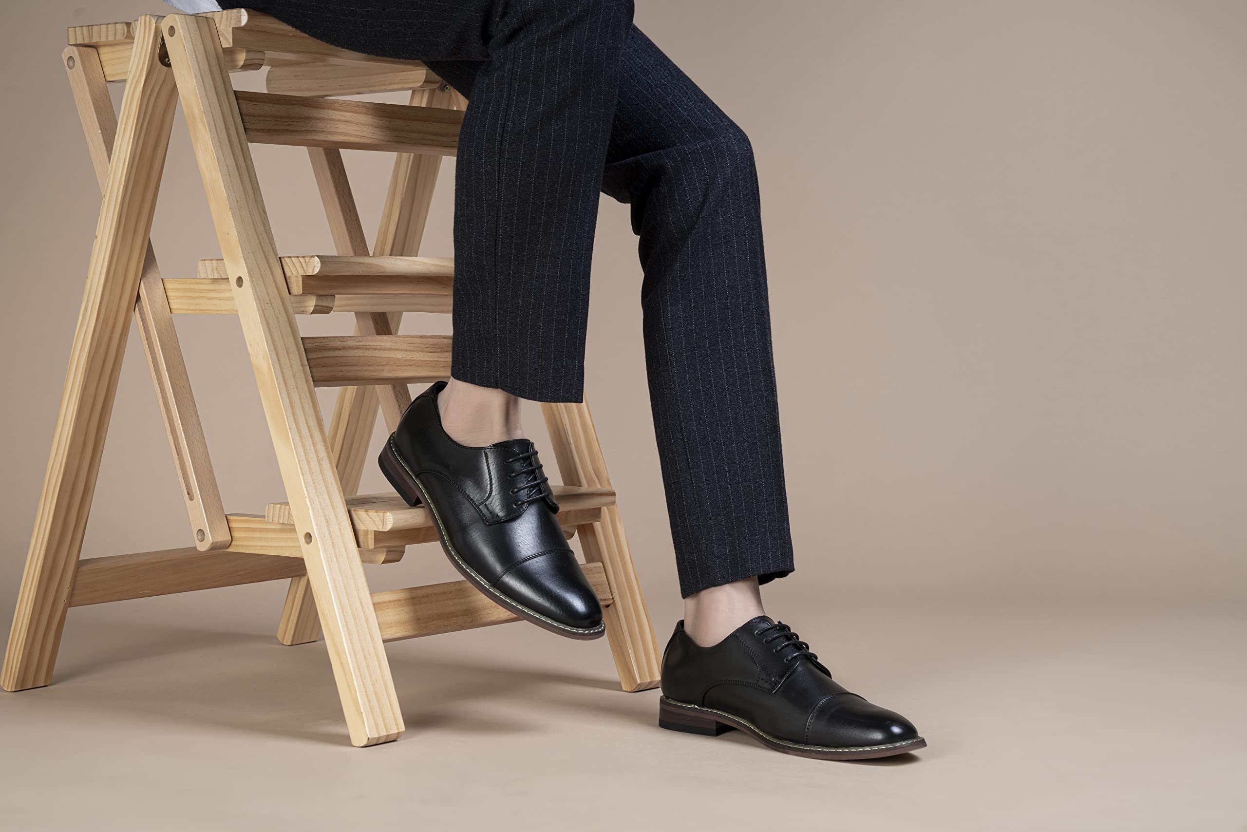 Vostey Men's Oxford Dress Shoes - Classic Business Formal Shoes for Men | Perfect for Office, Weddings & Special Occasions