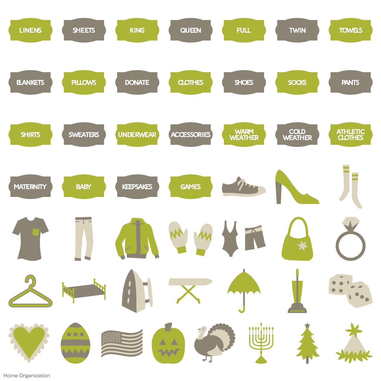 Cricut 2002653 Home Organization Cartridge - Crafting Essentials for DIY Projects, Scrapbooking, and Home Decor