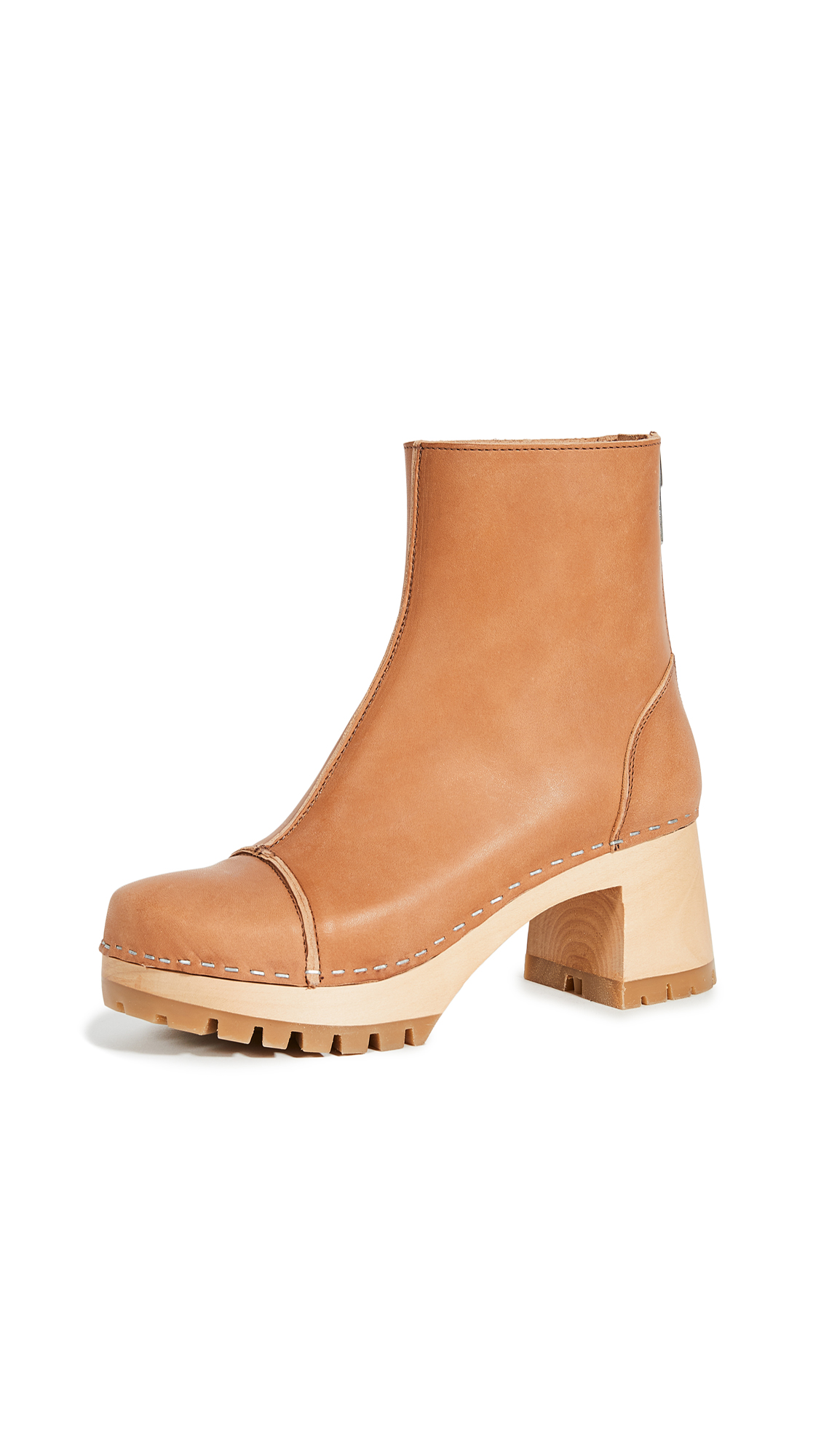Swedish Hasbeens Women's Stitchy Boots - Comfortable Leather Ankle Boots for Women | Perfect for Fall, Winter & Casual Outfits