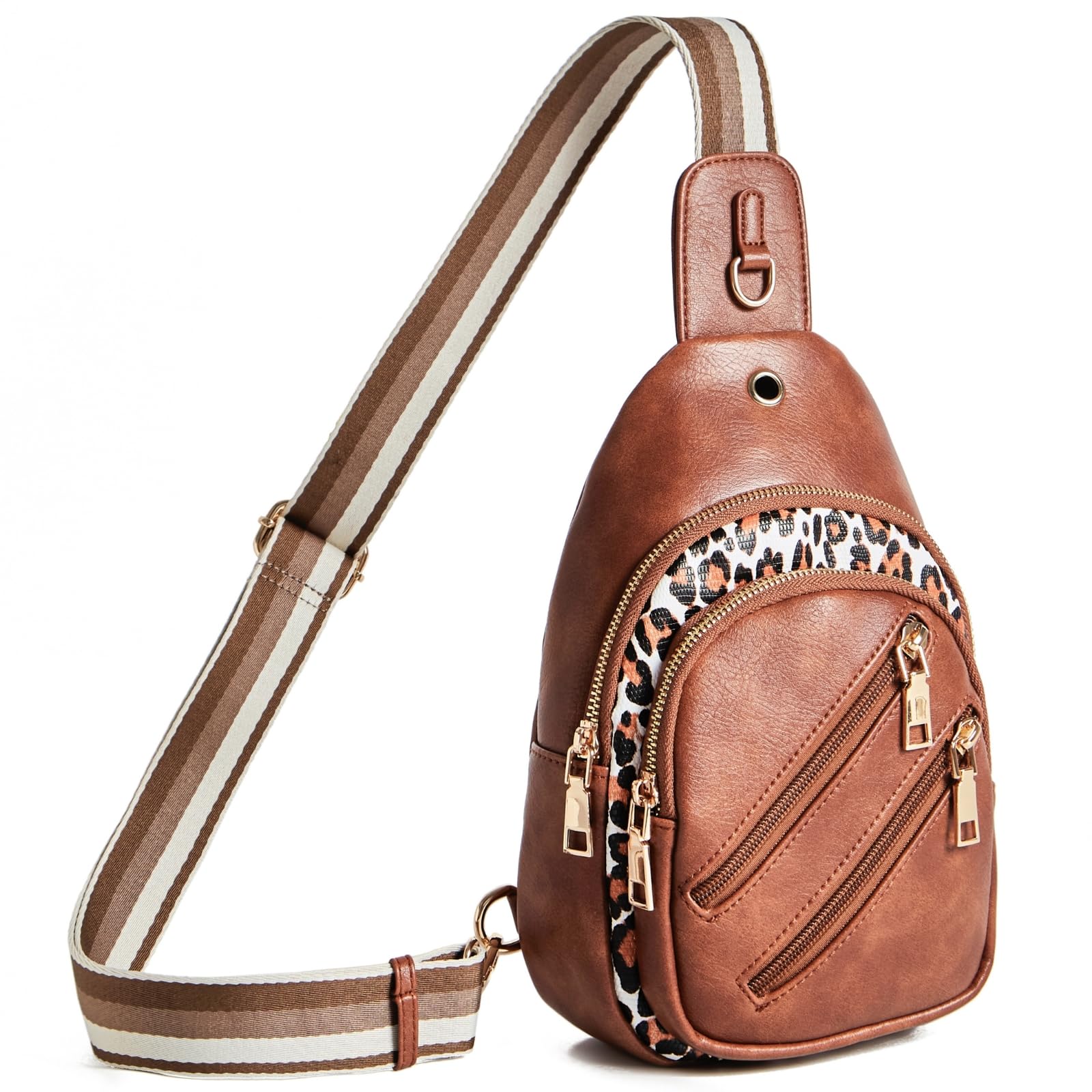Stylish Women's Crossbody Sling Bag - Adjustable Fanny Pack for Travel, Gym, Hiking & Everyday Use