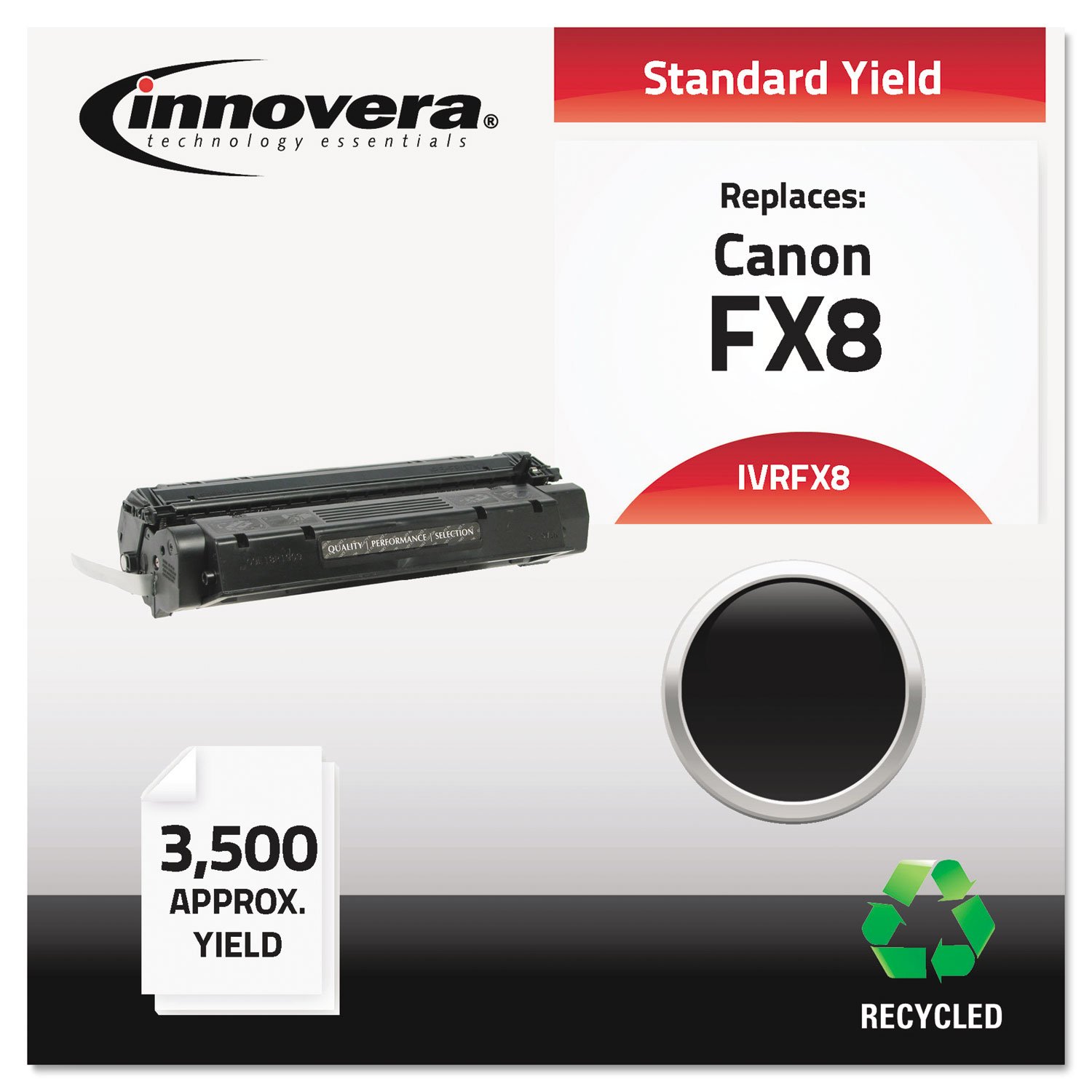 Innovera Remanufactured 8955A001AA FX8 Printer Toner Cartridge - Compatible with FX8 Printers | High-Yield Replacement for Office & Home Printing