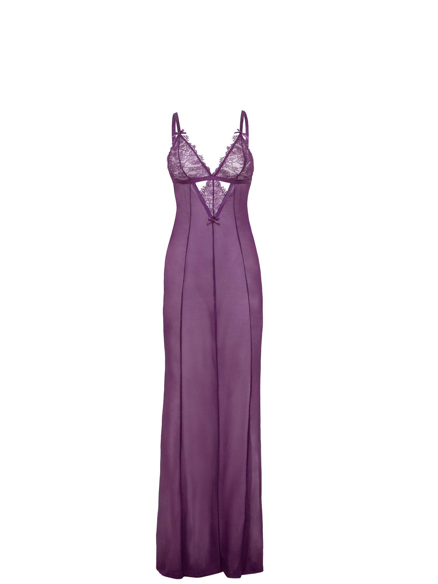 Elegant Katana Sheer Gown - Flowy Long Dress for Women | Perfect for Evening Parties, Weddings & Special Occasions