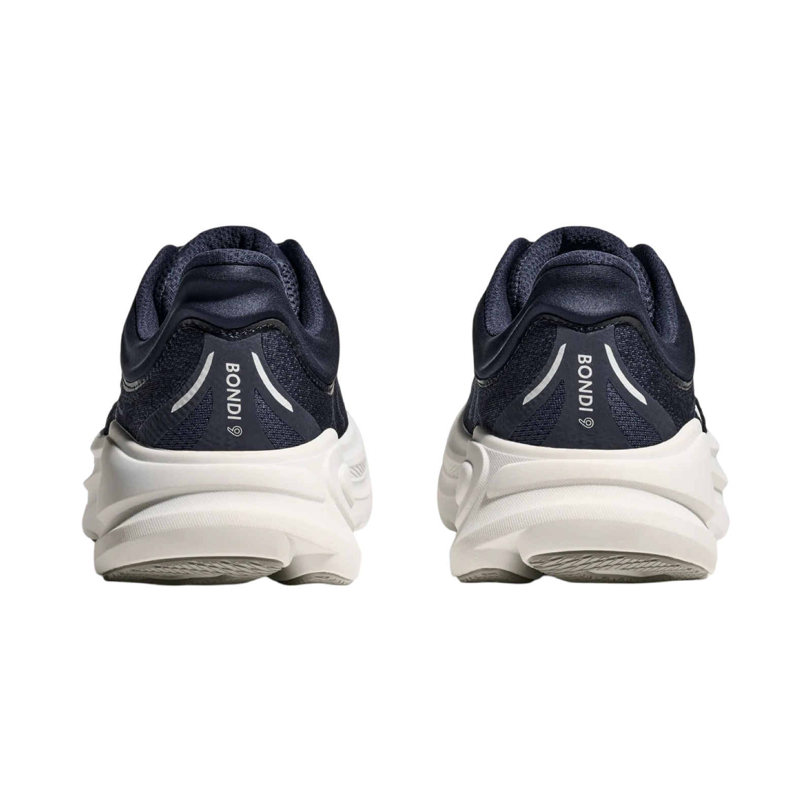 Hoka Bondi 9 Men's Running Shoes - 2E Wide Width in Varsity Navy & White | Perfect for Jogging, Gym Workouts & Everyday Comfort