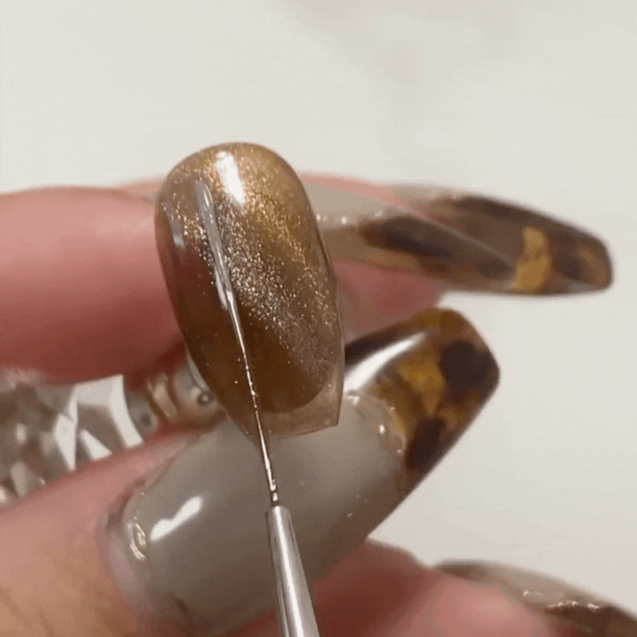 Kokoist Longer Skinny Liner Brush - Professional Nail Art Brush for Precise Gel Polish Application - Perfect for Salon, Home Manicure & Nail Design