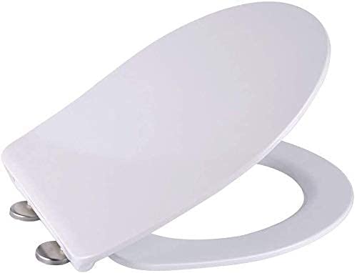 Ultra-Thin Universal U-Shaped Heavy Duty Antibacterial Toilet Seat with Top Fixing Lid – Perfect for Home, Office & Public Restrooms