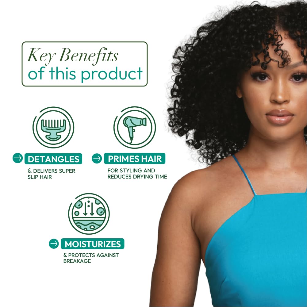 ORS Olive Oil Max Moisture Leave-In Conditioner with Rice Water & Electrolytes - Deep Hydration for Dry, Damaged Hair - 16oz (Pack of 2) - Perfect for Curly, Coily & Natural Hair Care Routine