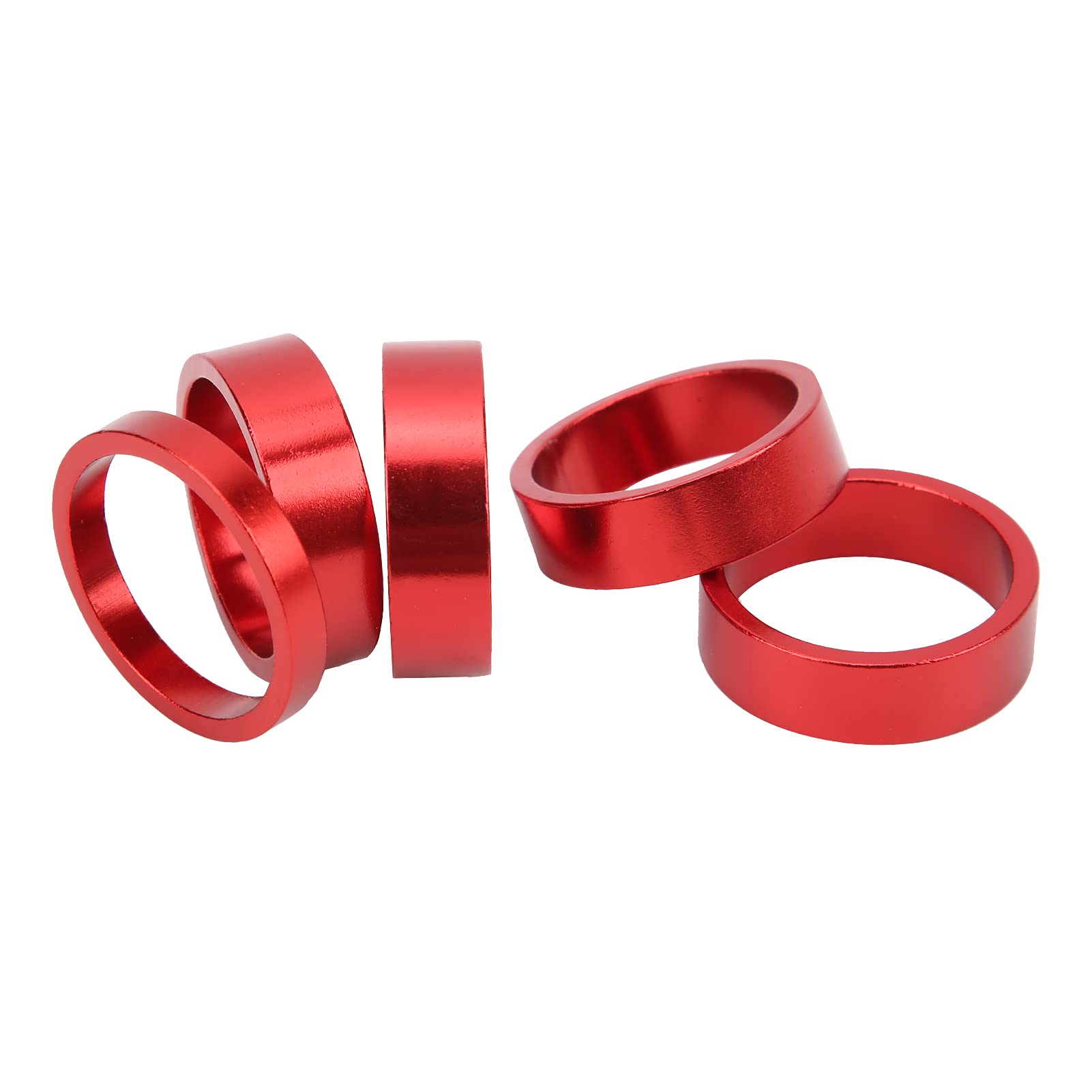 Velaurs Bike Front Fork Washer Sets - Lightweight Headset Spacers for Fixie, Mountain & Road Bikes | Perfect for Cycling Maintenance & Bike Upgrades