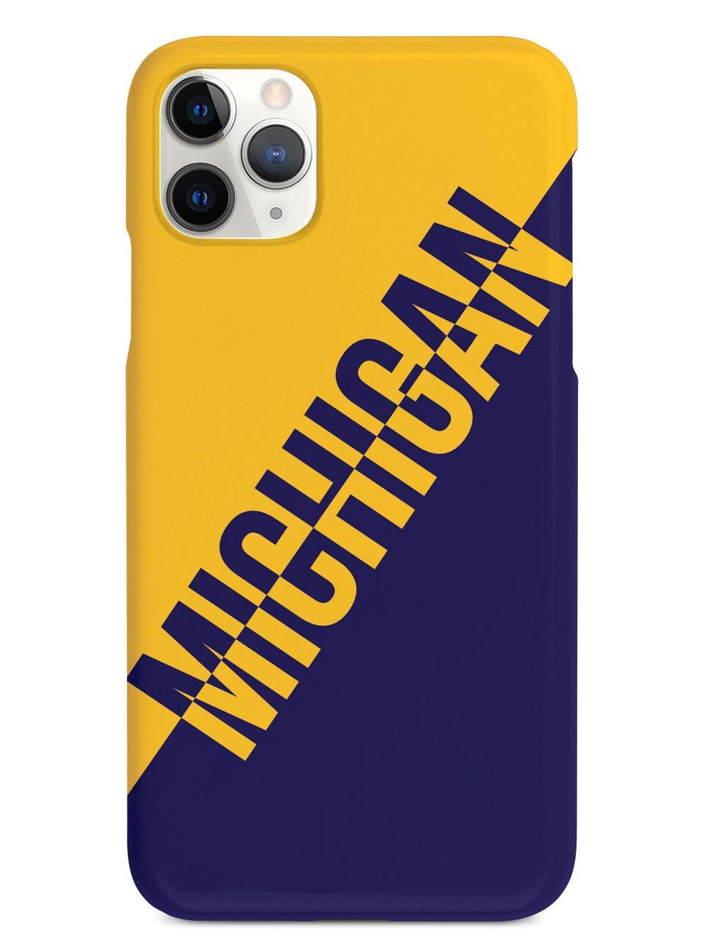 Inspired Cases - Shockproof iPhone 11 Pro Case with 3D Textured Design - Michigan State Pride Protective Cover - Perfect for Daily Use, Travel & Outdoor Activities