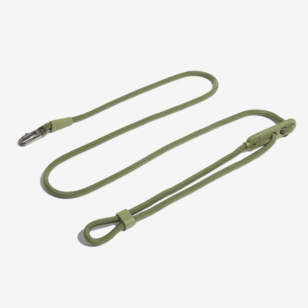 Zee.Dog Hands Free Dog Leash - Army Green | Adjustable Waist Belt for Running, Walking & Training | Durable & Comfortable Pet Accessory