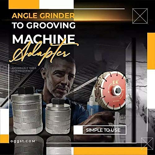 Angle Grinder to Grooving Machine Adapter Converter - M10/14 Screw Drill Adapter Tool Set for Metalworking & Woodworking - Perfect for DIY Projects & Professional Use