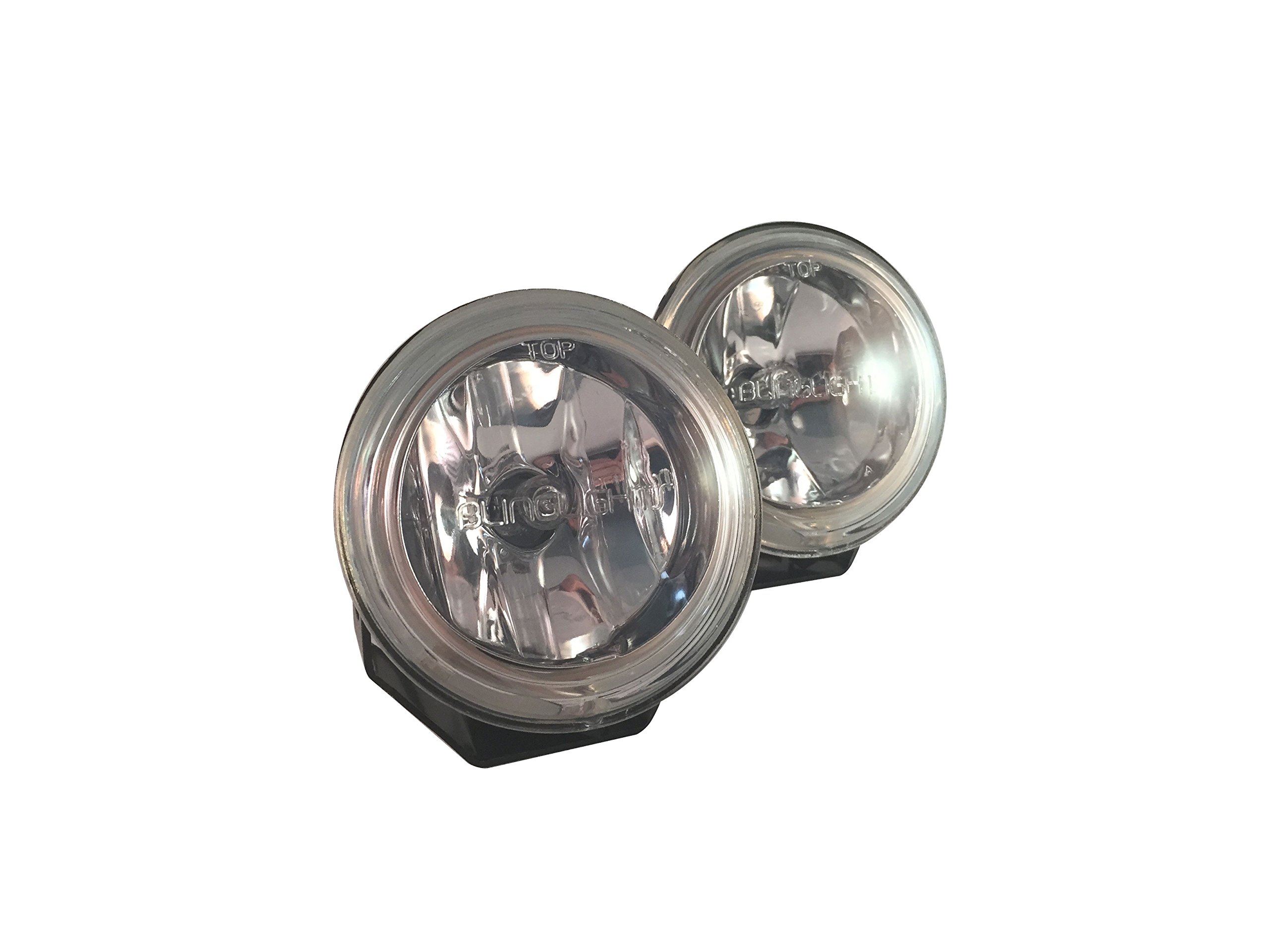 76.2mm Xenon Blinglights Non-Halo Fog Light Kit - 3 Inch High-Intensity Fog Lights for Cars, Trucks & SUVs - Perfect for Night Driving and Off-Road Adventures