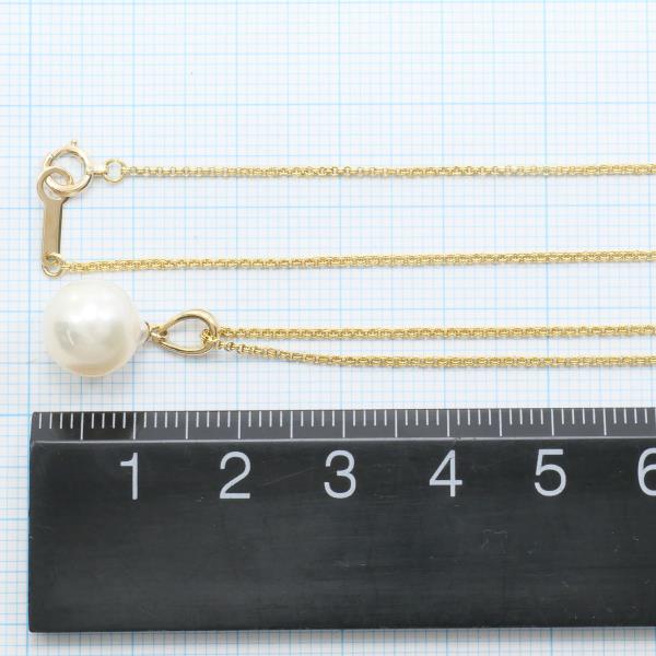 18K Yellow Gold Pearl Necklace for Women - Elegant Luxury Jewelry Gift for Wedding, Anniversary & Special Occasions