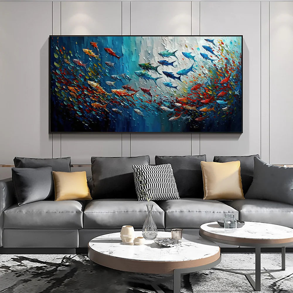Animal Art Painting #AP137 - Handmade Canvas Wall Decor for Living Room, Bedroom & Office | Wildlife & Nature Inspired Artwork