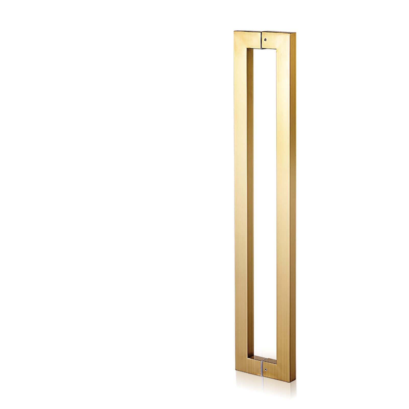 Premium H-Shaped Sliding Door Handle - 24 Inch Commercial Grade Door Pull with Gold Finish - Heavy Duty Hardware for Barn Doors, Closet Doors & Room Dividers - Includes All Mounting Fittings
