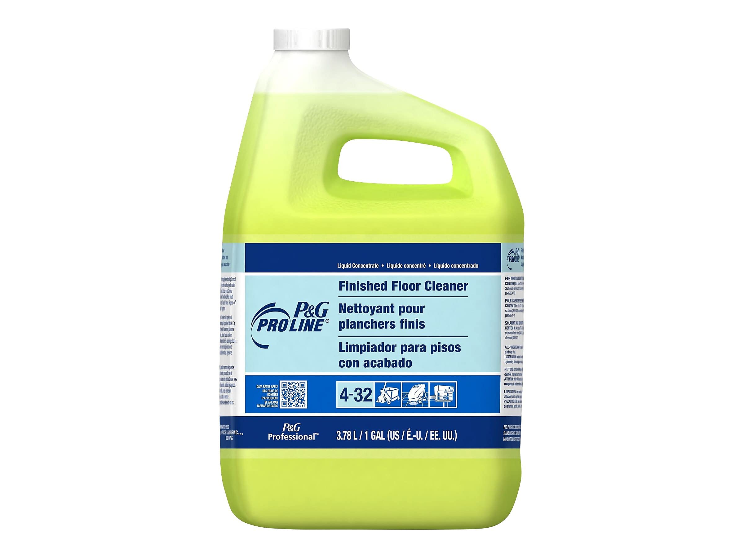 P&G Pro Hard Floor Cleaner - Powerful Cleaning Solution for Wood, Tile & Laminate Floors - Ideal for Homes, Offices & Commercial Spaces