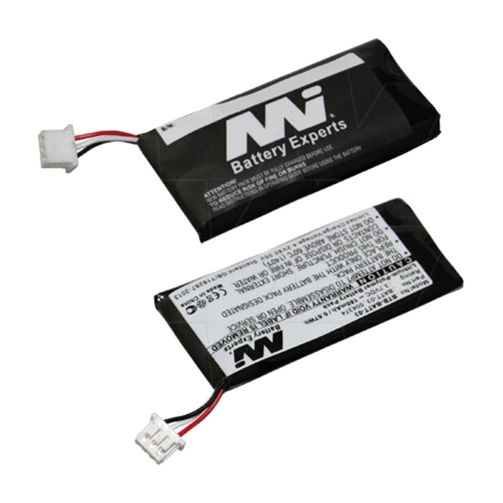 3.7V 180mAh Rechargeable LiPo Battery Replacement for Sennheiser Headphones - Perfect for Wireless Headsets, Gaming, and Travel Use