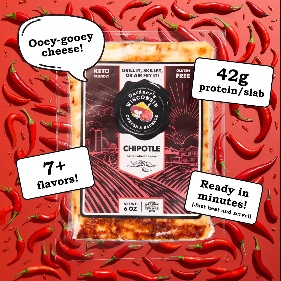 Premium Wisconsin Artisan Oven-Baked Cheese (7-Pack) – Handcrafted Cheese Gift Set for Grilling, BBQs, Holiday Gifting & Entertaining – Perfect for Cheese Boards, Charcuterie & Party Appetizers