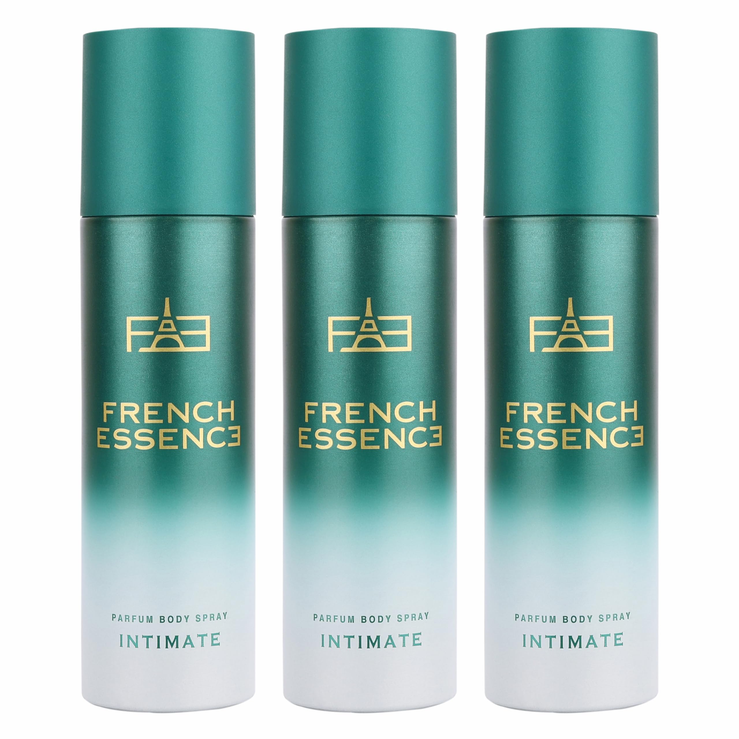 Premium French Essence Men's Deodorant Spray - Long Lasting Fragrance, Fresh Scent Body Spray for Men - 120ml (Pack of 3) - Perfect for Daily Use, Gym & Outdoor Activities
