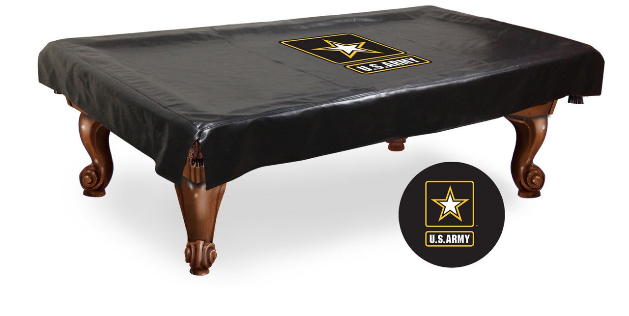 NCAA U.S. Army Black Knights Billiard Table Cover - Waterproof Pool Table Protector for Indoor & Outdoor Use - Perfect for Game Rooms, Bars, and Home Decor