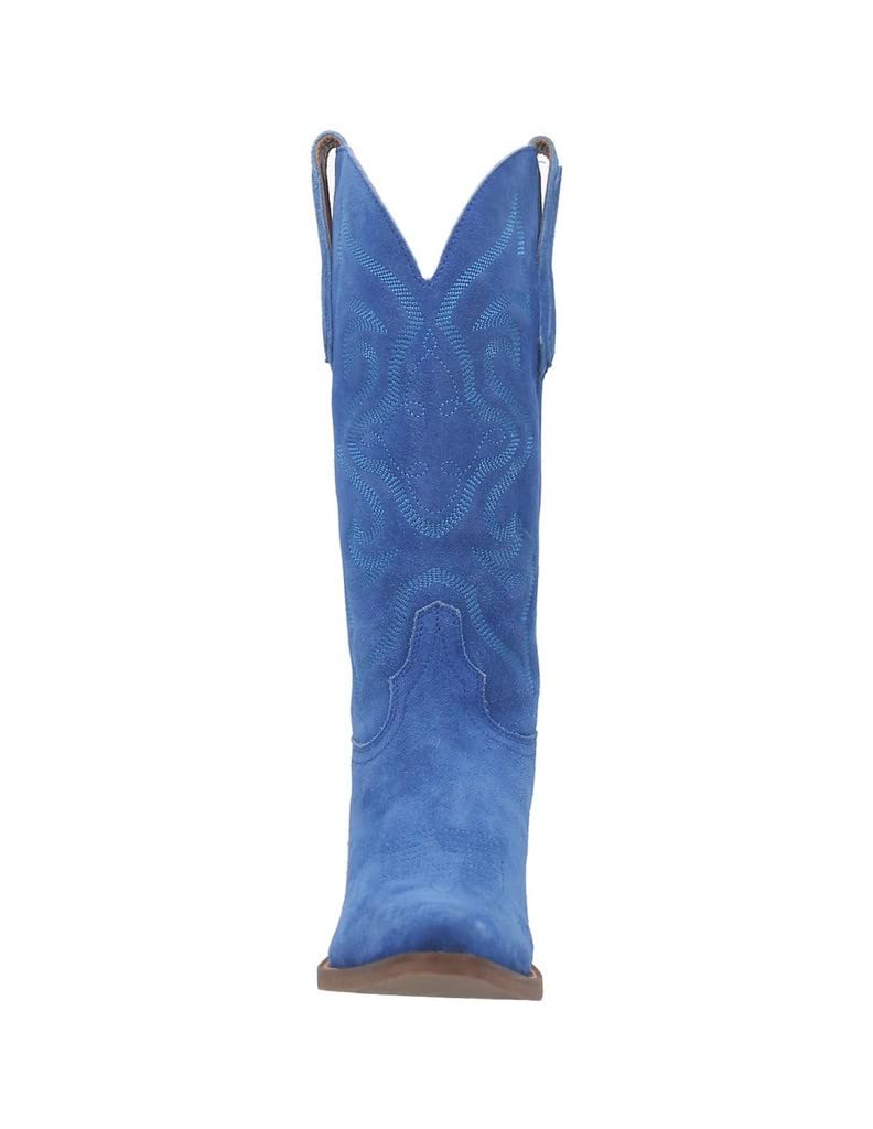Women's Western Fashion Boots - Blue Cowgirl Boots Size 9 | Comfortable Ankle Booties for Country Dancing, Rodeo & Casual Wear